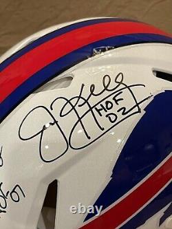 Quad Signed Buffalo Bills Full Size Authentic With HOF Yrs Kelly, Reed, Thomas, Smith