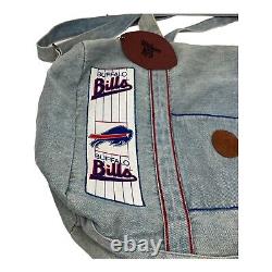 RARE 1980s 1990s Vintage Buffalo Bills Purse Handbag Denim Shane Collection