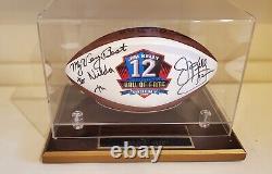 RARE Buffalo Bills Collectible Football Jim Kelly Autographed Hall of Fame