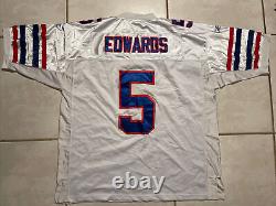 REEBOK Buffalo Bills Trent Edwards AFL 50th Anniversary NFL Jersey Men's Size 54
