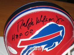 Ralph Wilson Jr signed Buffalo Bills HOF 2009 NFL Mini Helmet JSA Owner