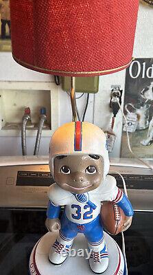 Rare Vintage 1975 Buffalo Bills NFL OJ Simpson Lamp Works