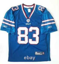 Reebok Buffalo Bills Lee Evans Embroidered NFL Football Jersey Sz 48