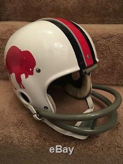 Riddell Kra-Lite Old RK2 Suspension Football Helmet 1965-69 Buffalo Bills RARE