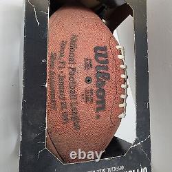 SUPER BOWL XXV 25 Authentic Wilson NFL Game Football NY Giants Buffalo Bills