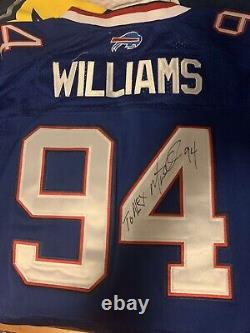Signed Autographed Mario Williams Buffalo Bills Jersey Men's XL Nike NFL