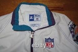 Starter DALLAS COWBOYS vs BUFFALO BILLS Super Bowl XXVIII Embroidered LG Jacket