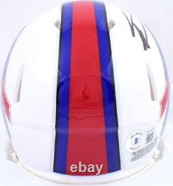 Stefon Diggs Autographed Buffalo Bills 2021 Speed Mini Helmet-Beckett W Hologram