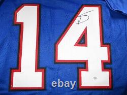 Stefon Diggs / Autographed Buffalo Bills Blue Custom Football Jersey / COA