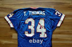THURMAN THOMAS BUFFALO BILLS PRO LINE AUTHENTIC NFL Jersey Champion 48 XL READ