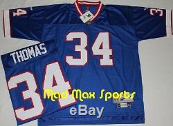 THURMAN THOMAS Buffalo BILLS Reebok NFL Home THROWBACK Premier Jersey Size XL