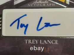 TREY LANCE 2021 Leaf Ultimate Draft AUTO Autograph Rookie SILVER #'D 99/99
