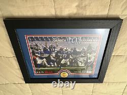 Taron Johnson Buffalo Bills Highland Mint Framed Photo 101 Pick 6 2021 AFC NFL