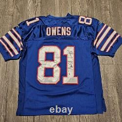 Terrell Owens Buffalo Bills Autographed Reebok Authentic Players Jersey Size 48