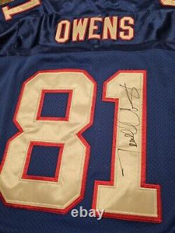 Terrell Owens Buffalo Bills Autographed Reebok Authentic Players Jersey Size 48