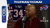 Thurman Thomas Braving The Elements For Bills Steelers One Bills Live Buffalo Bills