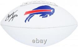 Thurman Thomas Buffalo Bills Autographed Franklin White Panel Football