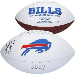 Thurman Thomas Buffalo Bills Autographed White Panel Football