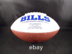 Thurman Thomas Buffalo Bills autographed logo football (JSA Authenticated)