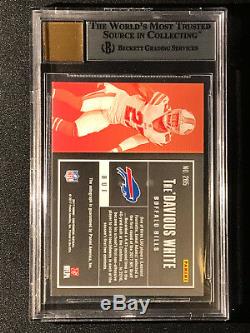 Tre'Davious White RC Rookie Auto 2017 Contenders Cracked Ice /25 BGS 9 3x 9.5
