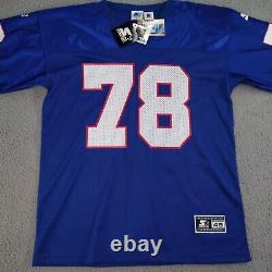 VINTAGE 1997 Starter Bruce Smith #78 Buffalo Bills NFL Jersey Mens 48 Large NEW