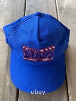 VTG 90s Buffalo Bills Drew Pearson Young An Rare Blue Snapback NFL Football Hat