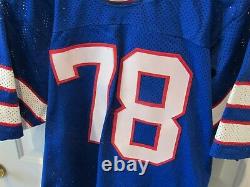 VTG Bruce Smith Buffalo Bills NFL Football Jersey sewn men XL 80s USA SAND KNIT
