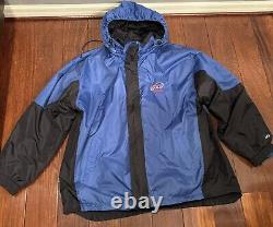 VTG Buffalo Bills NFL Pro Player Jacket XL 2 Layer Full Zip Jacket with Hood