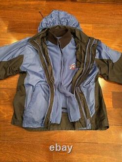 VTG Buffalo Bills NFL Pro Player Jacket XL 2 Layer Full Zip Jacket with Hood