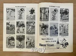 Vintage 1948 Aafc Championship Football Program Buffalo Bills @ Cleveland Browns