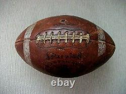 Vintage 1960's Spalding Game Used Buffalo Bills Afl Football The Rockpile Points