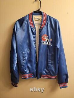 Vintage 1980s Buffalo Bills Chalk Line Jacket LARGE (RARE)