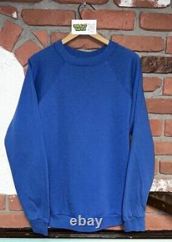 Vintage 1989 Trench NFL Buffalo Bills Feeding Frenzy Blue Crewneck Sweatshirt L