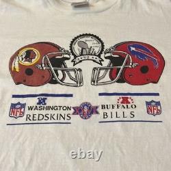 Vintage 1990's buffalo bills super bowl men's XL T-shirt Jim Kelly nfl football