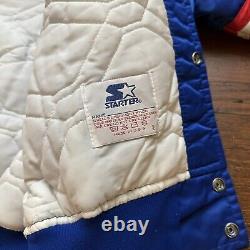 Vintage 1990s Buffalo Bills Starter Satin Jacket Size XL Brand New Marv Levy