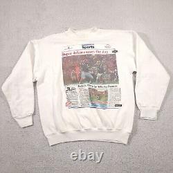 Vintage 1992 Buffalo Bills Crewneck Sweatshirt Tultex Large USA RARE