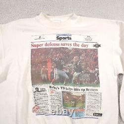 Vintage 1992 Buffalo Bills Crewneck Sweatshirt Tultex Large USA RARE