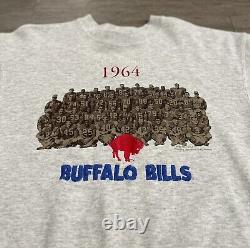 Vintage 1994 Buffalo Bills AFL Champs 1964 Embroidered Sweatshirt, Made in USA