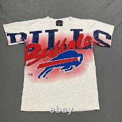 Vintage 1994 Buffalo Bills AOP All Over Print Magic Johnson T-Shirt Men's M