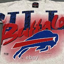 Vintage 1994 Buffalo Bills AOP All Over Print Magic Johnson T-Shirt Men's M