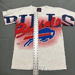 Vintage 1994 Buffalo Bills AOP All Over Print Magic Johnson T-Shirt Men's M