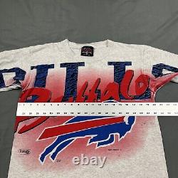 Vintage 1994 Buffalo Bills AOP All Over Print Magic Johnson T-Shirt Men's M