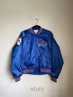 Vintage 80s Buffalo Bills Chalk Line Varsity Jacket