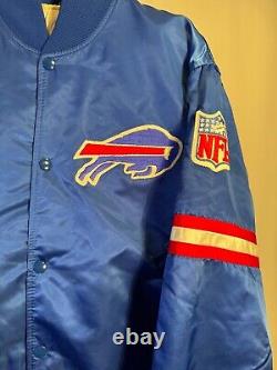 Vintage 80s Buffalo Bills Starter Satin Jacket Large Made in USA