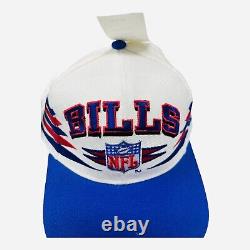 Vintage 90's Buffalo Bills Logo Athletic Diamond Cut Snapback Hat Deadstock New