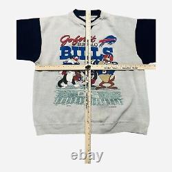 Vintage 90's Buffalo Bills Sweater Looney Tunes Taz Speedy Sylvester Pepe XL'93