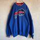 Vintage 90s Buffalo Bills Nfl Starter Crewneck Sweatshirt Blue Size M