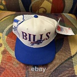 Vintage 90s Buffalo Bills Sports Specialties Laser SnapBack Hat Cap Football NWT