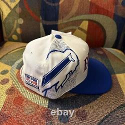 Vintage 90s Buffalo Bills Sports Specialties Laser SnapBack Hat Cap Football NWT