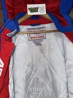 Vintage Apex One NFL Buffalo Bills Blue/Red/White Football Zip Jacket XL